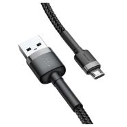 کابل ۲ متری USB به Micro USB بیسوس مدل Baseus Cafule Cable CAMKLF-C